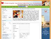Tablet Screenshot of christiandatingf.com